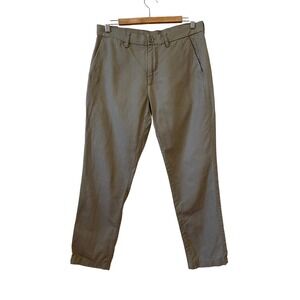 Gap Mens Linen Trousers 30x30 Laurel Wreath Green Cotton Blend Preppy Beach